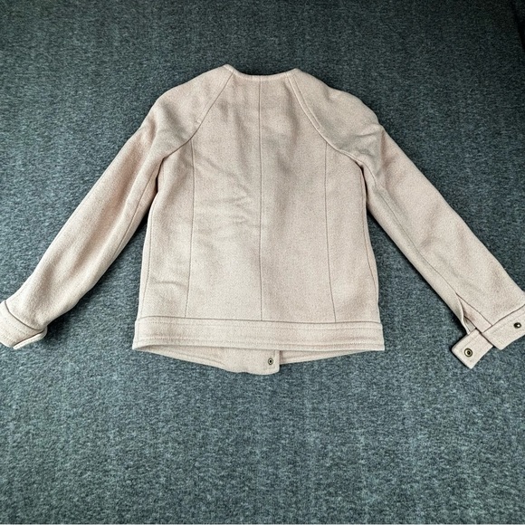 Vintage J.Crew Wool Blend Blazer Jacket Cream Color Size 00 - Picture 3 of 6